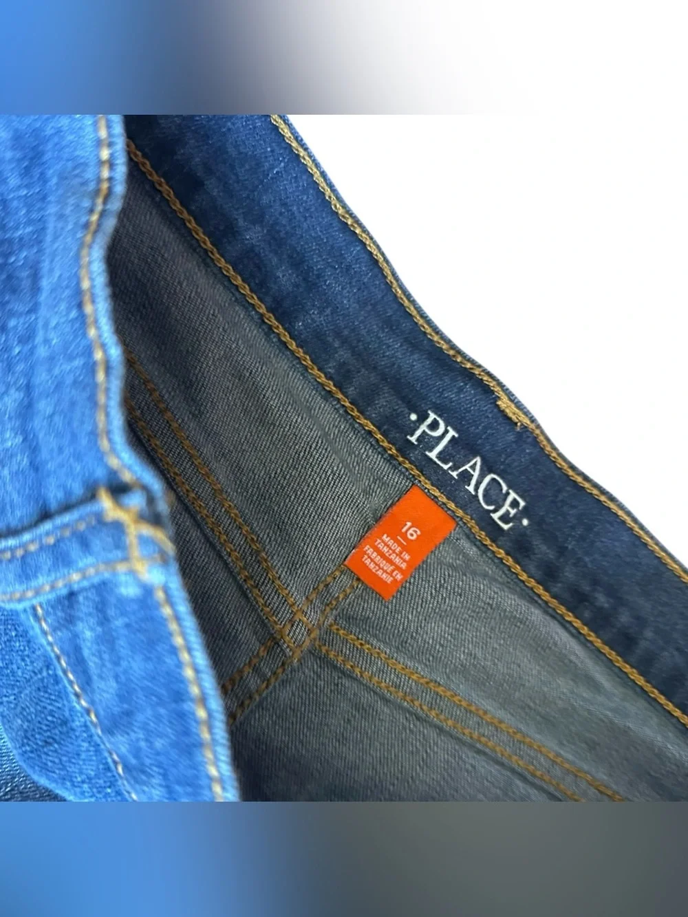 Children's place size 16 Boys denim jean shorts